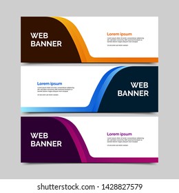 abstract vector banners.modern template design for web