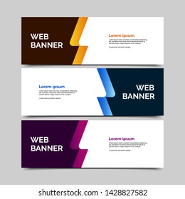 abstract vector banners.modern template design for web