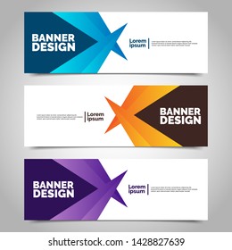 abstract vector banners.modern template design for web