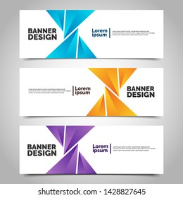 abstract vector banners.modern template design for web