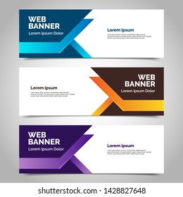 abstract vector banners.modern template design for web