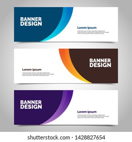abstract vector banners.modern template design for web