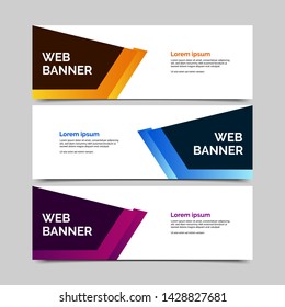abstract vector banners.modern template design for web