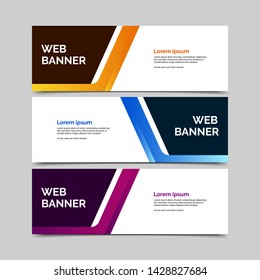 abstract vector banners.modern template design for web