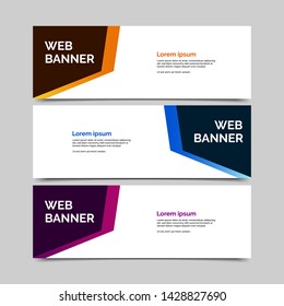 abstract vector banners.modern template design for web