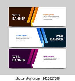 abstract vector banners.modern template design for web