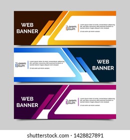 abstract vector banners.modern template design for web