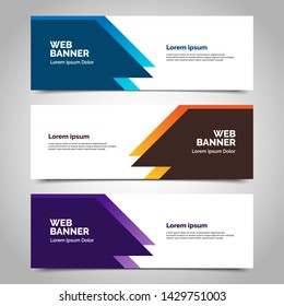 abstract vector banners.modern template design for web