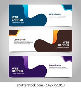 abstract vector banners.modern template design for web