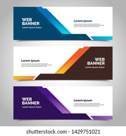 abstract vector banners.modern template design for web