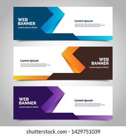 abstract vector banners.modern template design for web