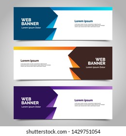 abstract vector banners.modern template design for web