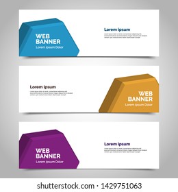 abstract vector banners.modern template design for web