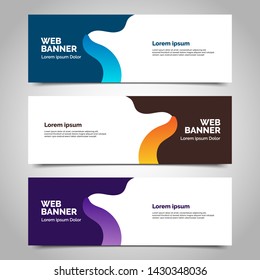 abstract vector banners.modern template design for web