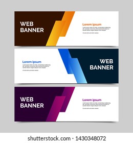 abstract vector banners.modern template design for web