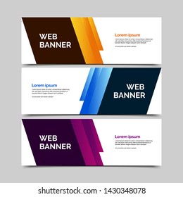 abstract vector banners.modern template design for web