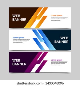 abstract vector banners.modern template design for web