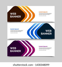 abstract vector banners.modern template design for web
