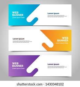 abstract vector banners.modern template design for web