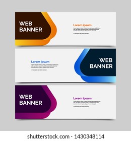 abstract vector banners.modern template design for web