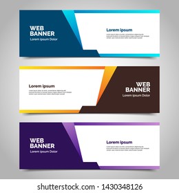 abstract vector banners.modern template design for web