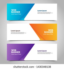 abstract vector banners.modern template design for web