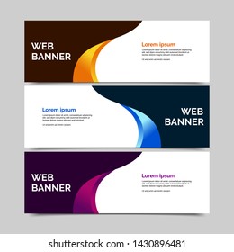 abstract vector banners.modern template design for web