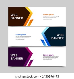 abstract vector banners.modern template design for web