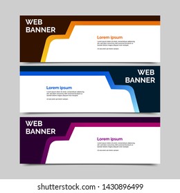 abstract vector banners.modern template design for web