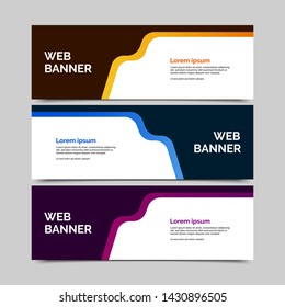 abstract vector banners.modern template design for web