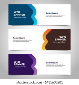 abstract vector banners.modern template design for web