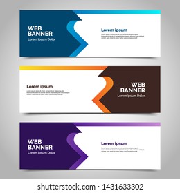 abstract vector banners.modern template design for web