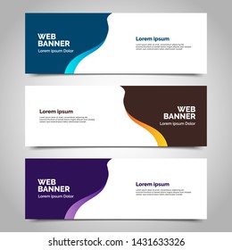 abstract vector banners.modern template design for web