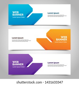 abstract vector banners.modern template design for web