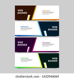 abstract vector banners.modern template design for web