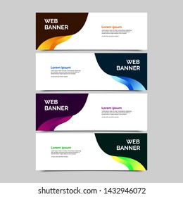 abstract vector banners.modern template design for web