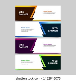 abstract vector banners.modern template design for web