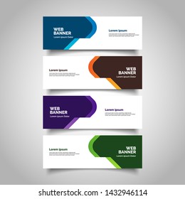 abstract vector banners.modern template design for web