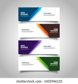 abstract vector banners.modern template design for web