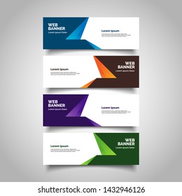 abstract vector banners.modern template design for web