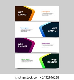 abstract vector banners.modern template design for web