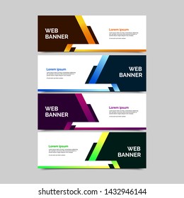 abstract vector banners.modern template design for web