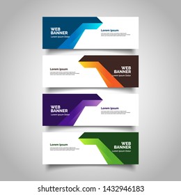 abstract vector banners.modern template design for web