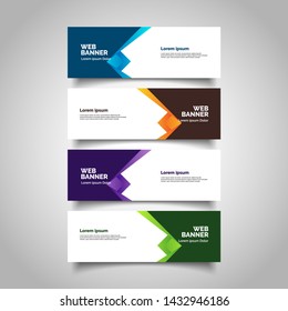 abstract vector banners.modern template design for web