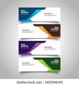 abstract vector banners.modern template design for web