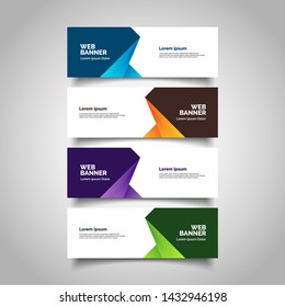 abstract vector banners.modern template design for web