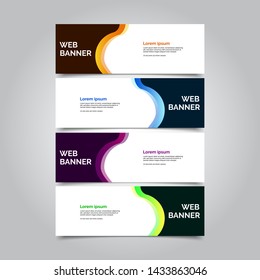 abstract vector banners.modern template design for web