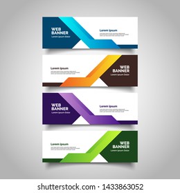abstract vector banners.modern template design for web