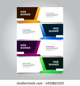 abstract vector banners.modern template design for web