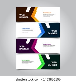 abstract vector banners.modern template design for web
